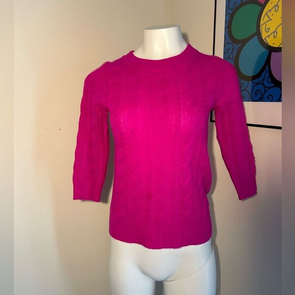 J Crew Women's Pink Italian Cashmere Sweater Size XS - Picture 1 of 8